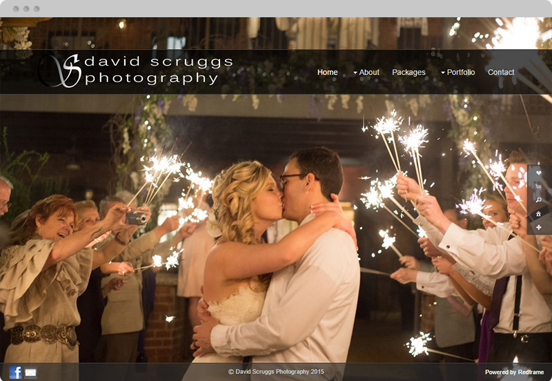 Redframe Photography Websites Client Example - David Scruggs Photography